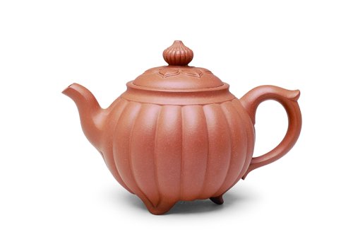 吴行其紫砂壶 菊瓣壶 