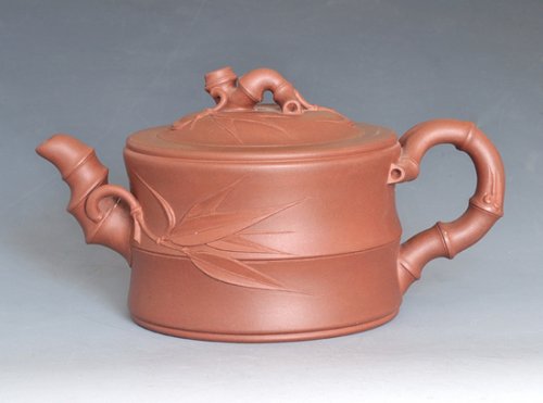 周伟伟紫砂壶 竹段 