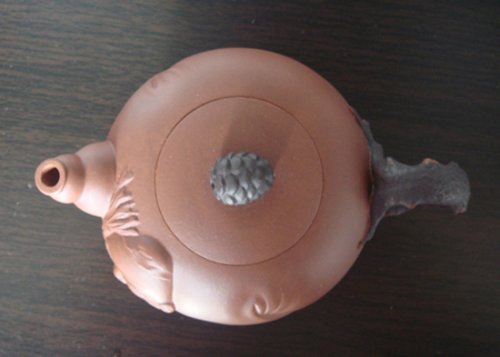 吴介春紫砂壶 寿星（大品）俯视 