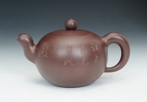 周建伟紫砂壶 一粒珠 