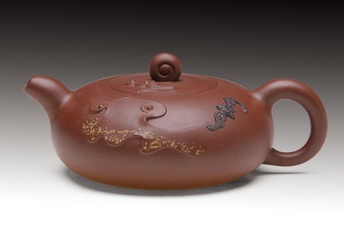 胡洪明紫砂壶 福到眼前 