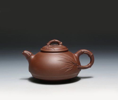 周坤生紫砂壶 凌竹 