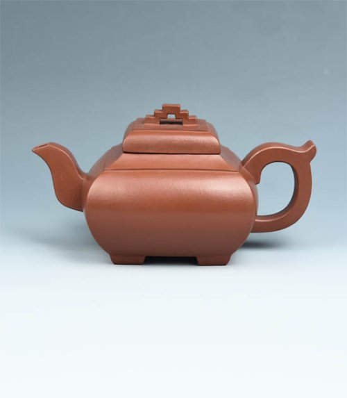 周荣伟紫砂壶 步步高升 