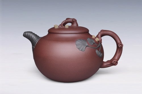 陈一飞紫砂壶 银杏 