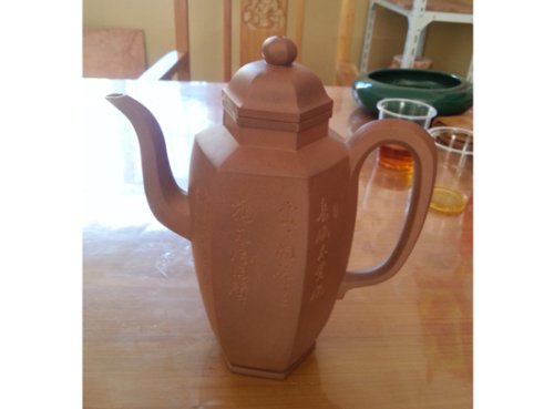 徐卫成紫砂壶 高六方 