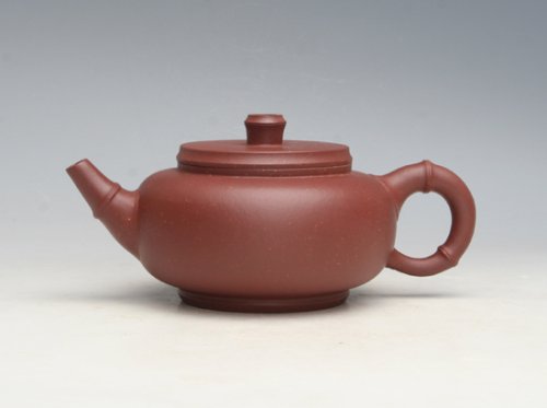 眭龙俊紫砂壶 竹报平安 