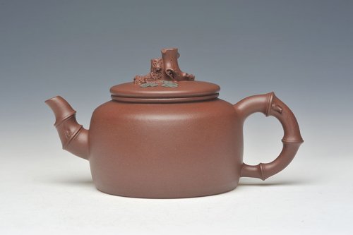 魏柏柯紫砂壶 高顶 松竹梅 