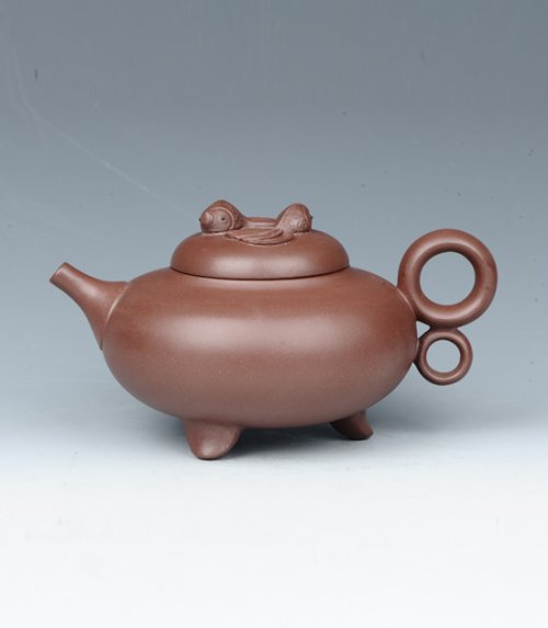 应敏亚紫砂壶 年年有余 