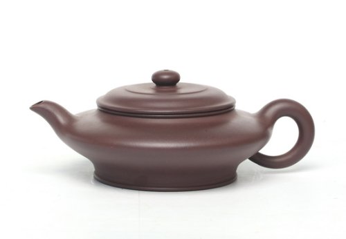 郑心青紫砂壶 虚扁 260CC 