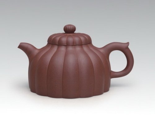 周惠琴紫砂壶 半菊壶 