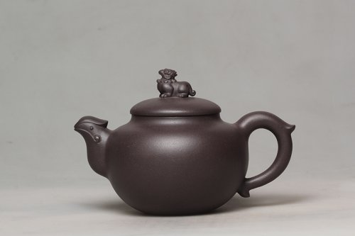 王真铮紫砂壶 天鸡壶 