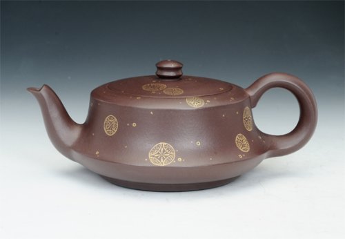 周建伟紫砂壶 曲壶 
