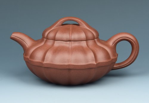 张勇强紫砂壶 线圆合菱 