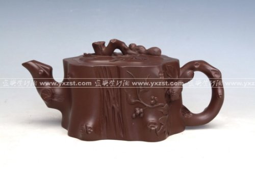 张爱英紫砂壶 树桩 