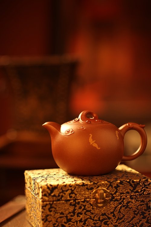 赵曦鹏紫砂壶 碧彩琉云 