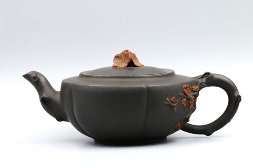 朱亚琴紫砂壶 梅花三弄壶 