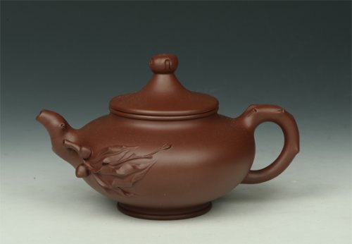 陈跃飞紫砂壶 寿桃 
