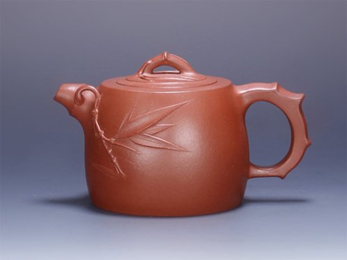 朱大伟紫砂壶 竹节井栏 