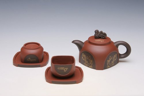 吴亚克紫砂壶 天地方圆 