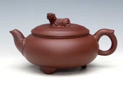 朱新南紫砂壶 藏龙卧虎（紫泥）550ML 