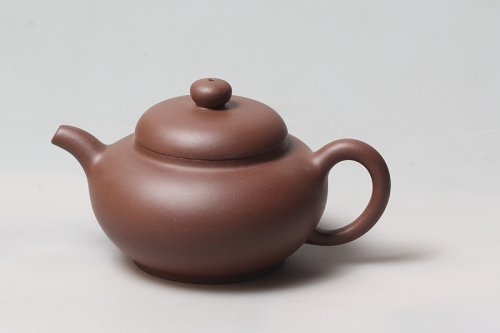 强建红紫砂壶 圆灯 