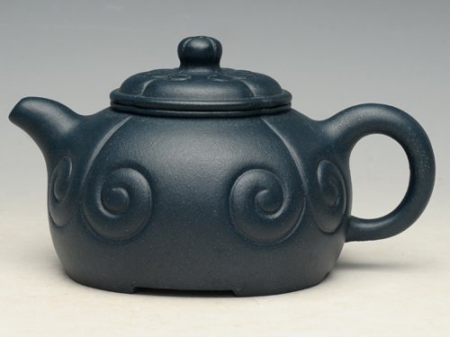 蒋彩萍紫砂壶 四季如意 泥料：天青泥 300cc 