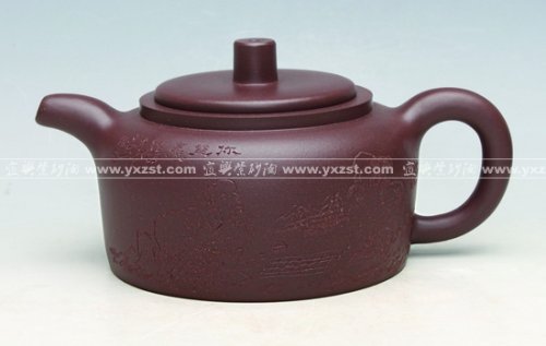 穆明龙紫砂壶 井泉壶 