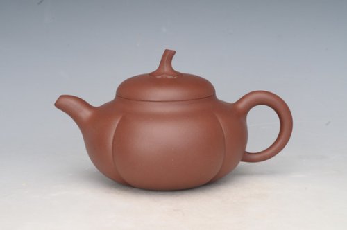 沈更轶紫砂壶 柿圆 