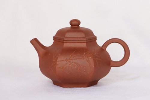 余立平紫砂壶 六方容天 