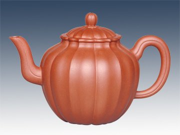 范宜娟紫砂壶 棱花瓣壶 