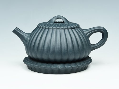 陆慧军紫砂壶 锦文石瓢 