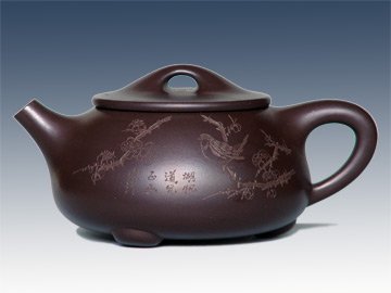王惠强紫砂壶 石瓢 