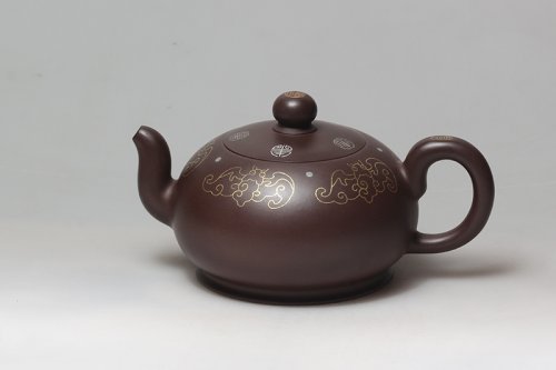 刘剑飞紫砂壶 福寿一粒珠 