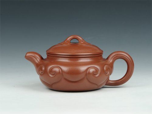 刘亚萍紫砂壶 仿古如意 