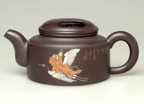 陈正初紫砂壶 八仙过海之韩湘子 