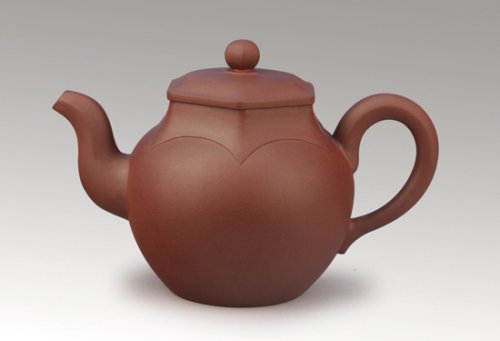 汤建林紫砂壶 葵仿古 