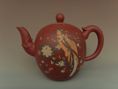 李经强紫砂壶 荣华富贵 