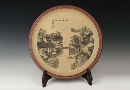 陈守波紫砂壶 挂盘 