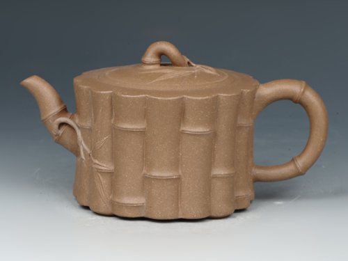 罗荣贤紫砂壶 十六竹 黄龙山老段泥  450cc 