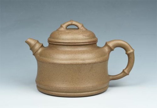 周庚大紫砂壶 竹鼎 