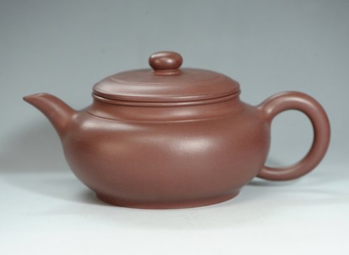 史和兴紫砂壶 扁笑樱 