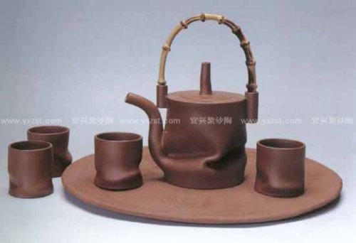 许艳春紫砂壶 意竹茶具 