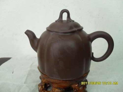 周亚萍紫砂壶 木瓜 