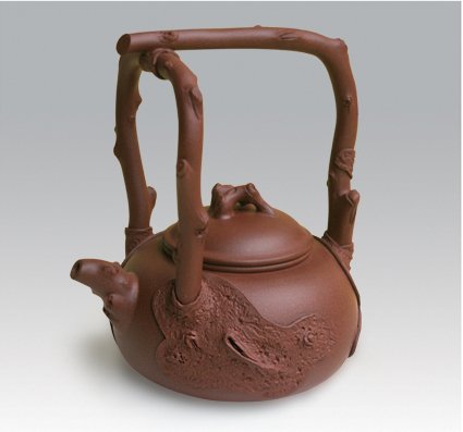 高俭紫砂壶 推陈出新提梁 