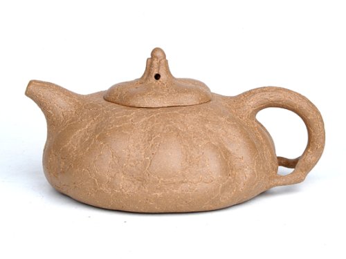 陈珍华紫砂壶 扁树瘿供春壶  容量：350CC  泥料：本山绿泥 