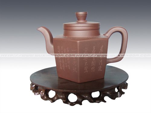 吴祥大紫砂壶 大彬壶 350cc 清水泥 