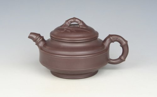 陈美华紫砂壶 双线竹鼓 