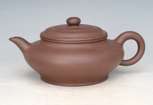 陈云紫砂壶 高水扁 