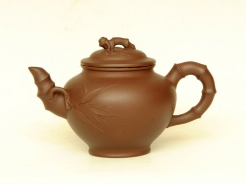 黄伟忠紫砂壶 笑樱竹节 