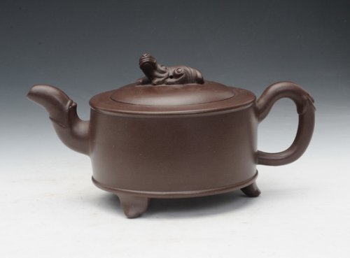 陈伟强紫砂壶 狮球 